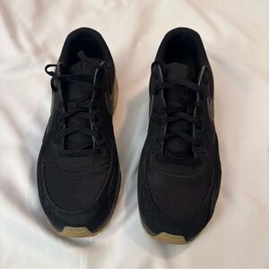 Nike Black and Gum Sole Sneakers